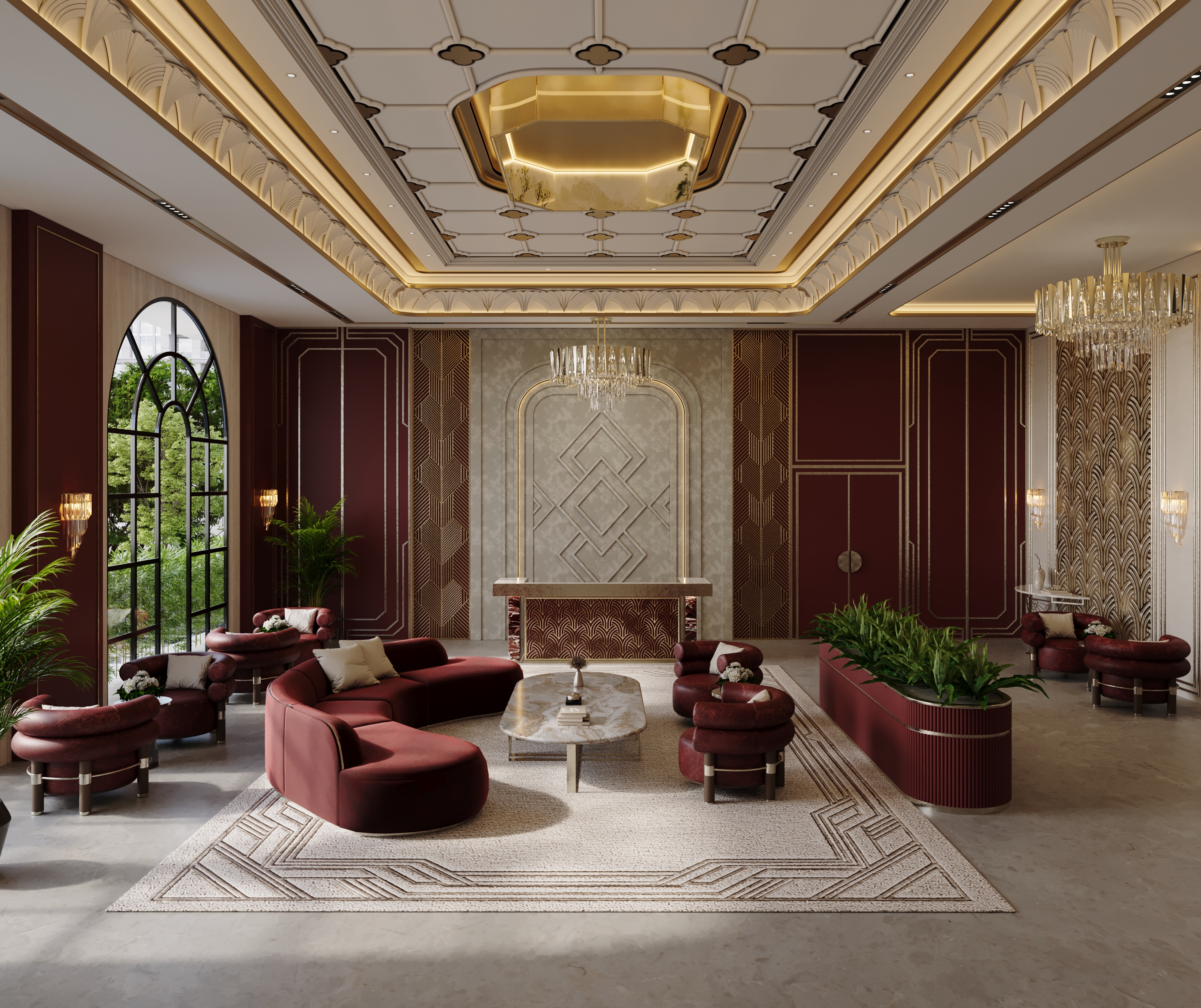 Secondary entrance lobby